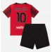 AC Milan Rafael Leao #10 Replika Babykläder Hemma matchkläder barn 2023-24 Korta ärmar (+ Korta byxor)